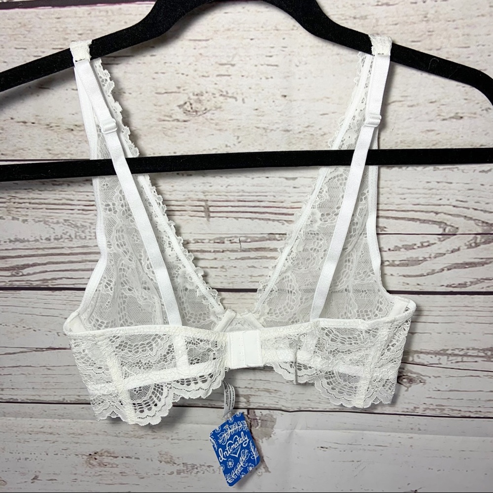 NWT Free People Lace Plunge Underwire Bra 32C - Picture 6 of 6